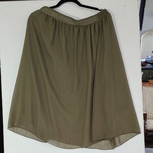 Mikasa Khaki A-Line Skirt